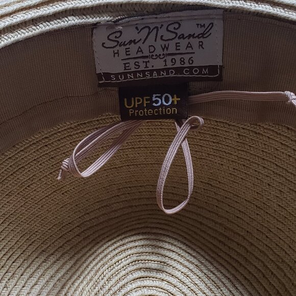 Sun N Sand Headwear Straw Sun Hat with UPF 50+ Protection - Picture 8 of 10